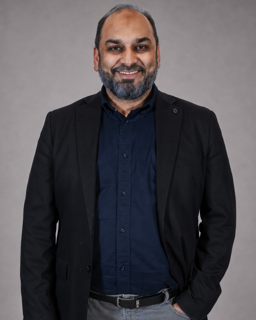 Studio portrait of Kamran